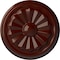 Ekena Millwork Olivia Ceiling Medallion (Fits Canopies up to 2 1/8"), 7 7/8"OD x 1 1/8"P, Brushed Mahogany CM07OLBMF - alternate 1